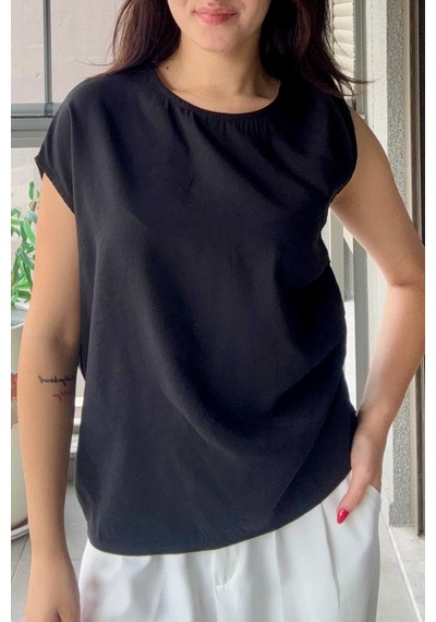 Bb Butik Basic Tasarım Dokuma Modal Kumaş Kolsuz Bluz Rahat Kalıp Modern Kadın Bluz My3535 siyah Bb Butik Basic Tasarım Dokuma Modal Kumaş Kolsuz Bluz Rahat Kalıp Modern Kadın Bluz My3535 siyah