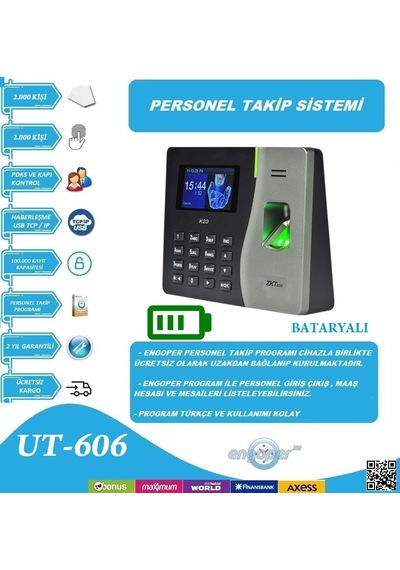 Parmak İzi Kartlı Personel Takip Sistemi