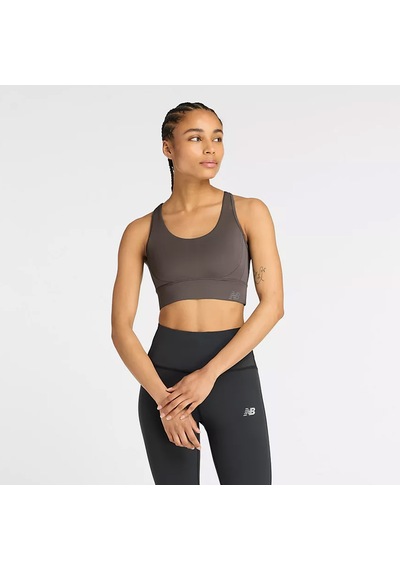 New Balance Essentials Kadın Kahverengi Bra Wb33468
