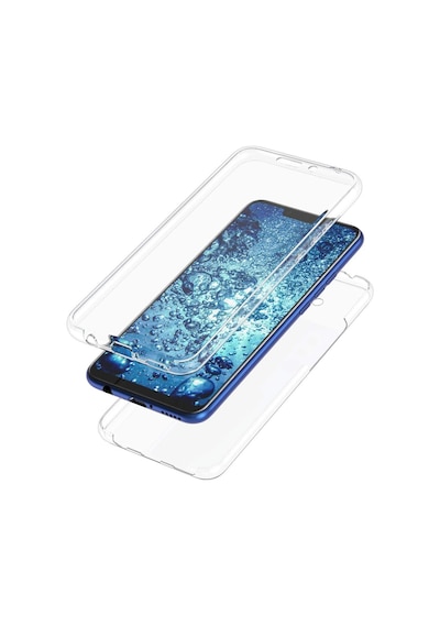 Teknomoda Huawei Mate 20 Lite 360 Derece Kilif Silikon Seffaf Ön Arka 396699001