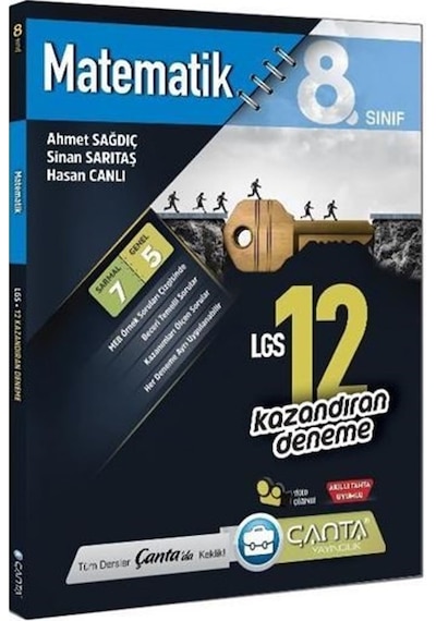 Çanta 8.Sınıf Kazandıran LGS 12 li Matematik Deneme 2022