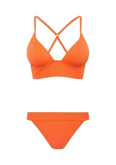U.S. Polo Assn. Kadın Kiremit Bikini Takım Kiremit
