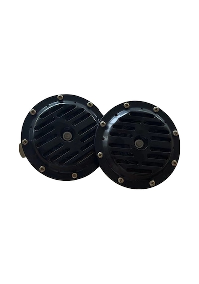 Dı Dıt Korna 12v Rölesiz Super Ton Büyük Siyah Set