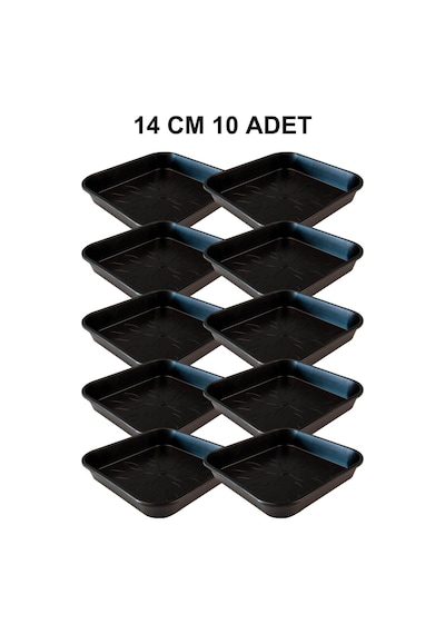 Grow Wizard Kare Saksı Altlığı 14 Cm 10 Adet