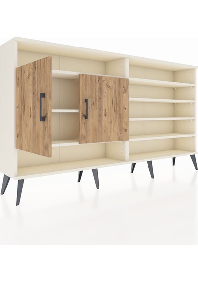 Arges Konsol 7 Raflı 2 Kapaklı 176x30x99 Aytaşı-çam Atlas Çam/atlas Çam - Aytası Arges Konsol 7 Raflı 2 Kapaklı 176x30x99 Aytaşı-çam Atlas Çam/atlas Çam - Aytası