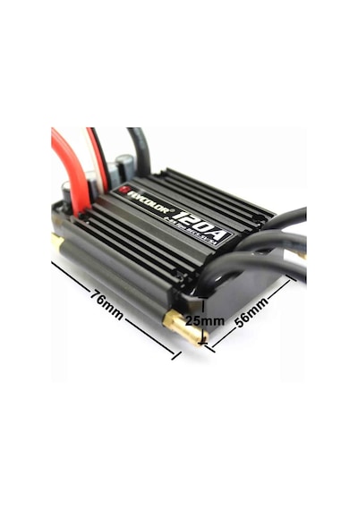 Flycolor Waterproof 120a 2-6s Brushless Esc 5.5v 5a Bec