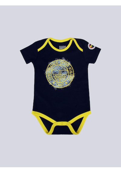 Fenerbahçe Bebek Tek Renk Logolu Body Fb Laci Yeni