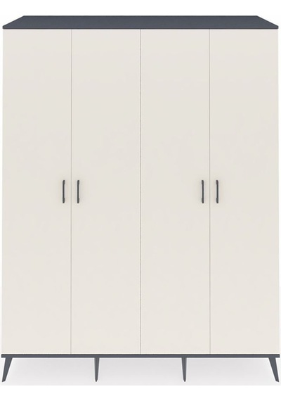 Kronos Gardrop 4 Raflı 4 Kapaklı 4 Askılı 176x59x221 Antrasit-aytaşı/antrasit Aytaşı/antrasit Kronos Gardrop 4 Raflı 4 Kapaklı 4 Askılı 176x59x221 Antrasit-aytaşı/antrasit Aytaşı/antrasit