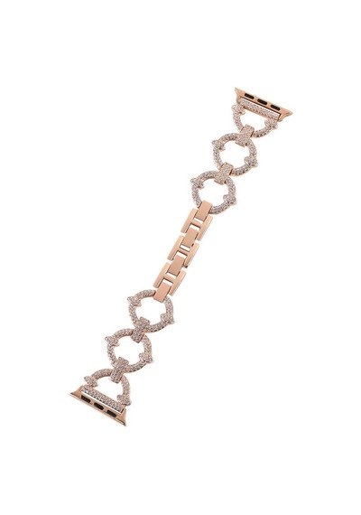 Watch Ultra 49mm Kordon Uyumlu Krd-57 Metal Strap Kayış Clo- Rose Gold
