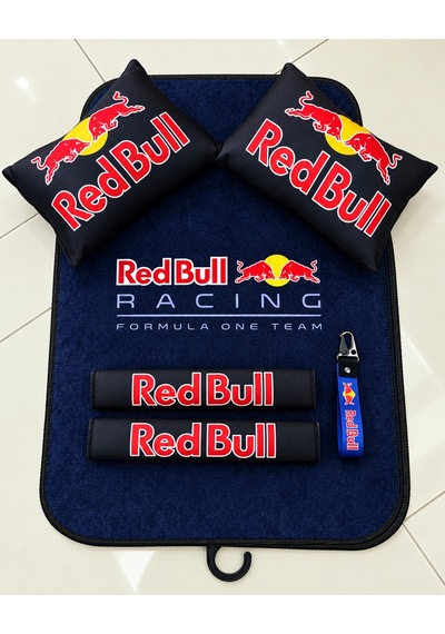 Redbull Dört Parca Paspas Ve Yastik Kemer,anahtarlik Dekor