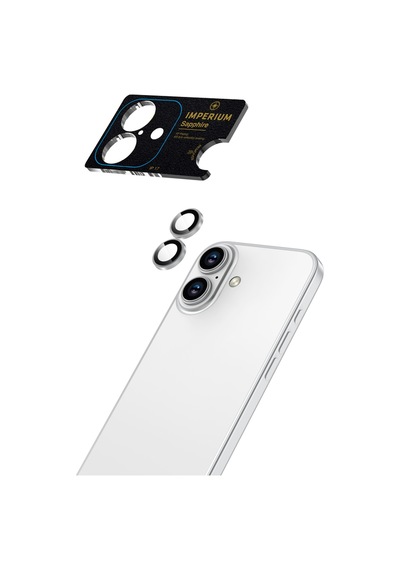Piili Imperium Apple iPhone Uyumlu 17 Safir Ar/af Lens Koruyucu Gümüş