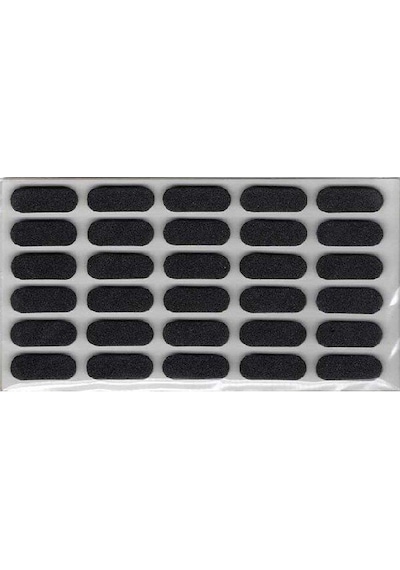 Eva Darbe Ve Ses Stoperi 22X8Mm Siyah - 100'Lü Paket