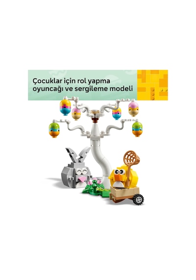 LEGO® LEL Seasons and Occasions Paskalya Tavşanı ve Civcivin Yumurta Avı 40808 - 8 Yaş ve Üzeri Çocuklar için Yapım Seti (140Parça)