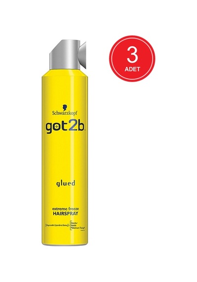 Schwarzkopf Got2b Glued Maksimum Tutucu Saç Spreyi 3 x 300 ML
