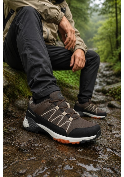 In Step Stormer Outdoor Trekking Ayakkabısı Suya Dayanıklı Su İtici Özellikli Günlük Ve Doğa Yürüyüş Ayakk Kahve