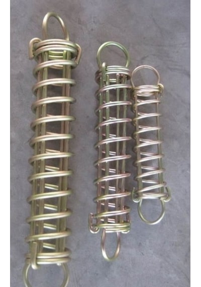 Halat Esnetme Yayi. Galvaniz. Tekne Halat Esnetme. 75x450MM No:3