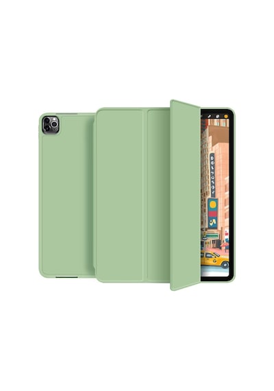 Schulzz Apple Uyumlu iPad Pro 11 İnç 1-2-3-4 Nesil 360 Derece Döner Uyku Modlu Kalem Bölmeli Manyetik Smart Kılıf