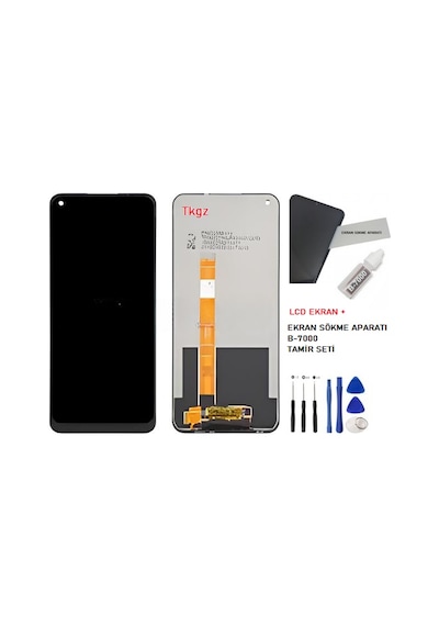 Tkgz - Oppo A54 Lcd Ekran Dokunmatik -a- Kalite + B-7000 + Tamir Seti