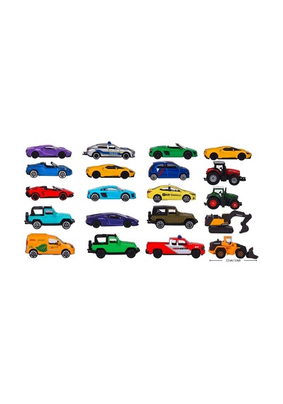 8501004000 Majorette Street Cars 1:64 Metal 5'li Araba Seti , 3 A