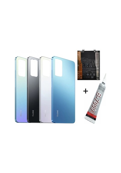 Redmi Note 12 Pro Arka Batarya Kapağı ,batarya Ve Mavi