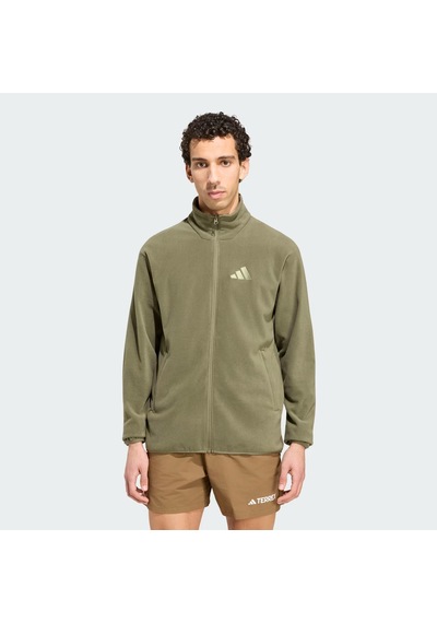 Adidas Terrex Multi Essentials Full Zip Fleece Erkek Ceket Ky9785 Yeşil