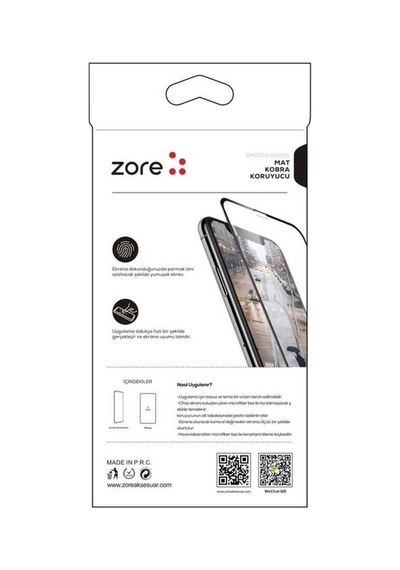 Apple Uyumlu  iPhone X Zore Mat Kobra Ekran Koruyucu