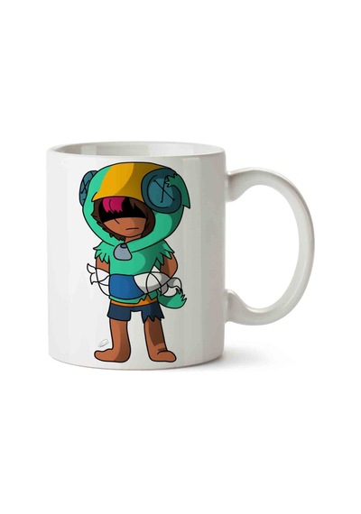 Brawl Stars Leon İki Tarafı Baskılı Kupa Bardak Çok Renkli
