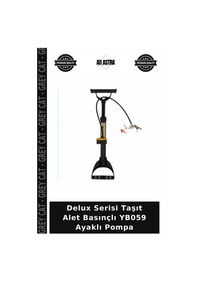 Delux Serisi Taşıt Alet Basınçlı Yb059 Ayaklı Pompa