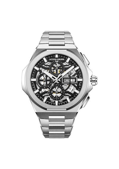 Jacques Philippe Jpagc6413x6blk Erkek Kol Saati Metalik Gri