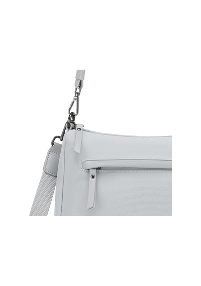 Smart Bags Twill Dimi Kumaş Kadın Omuz Çantası 3325 Gri