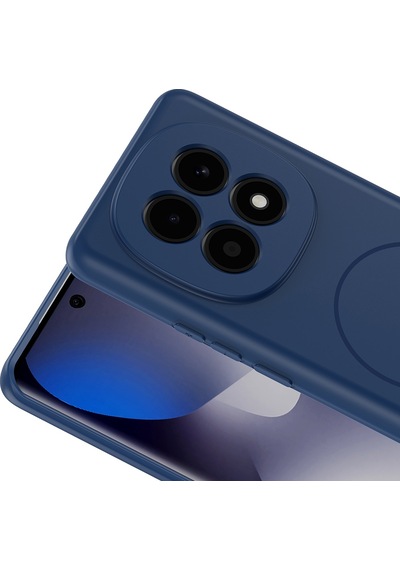 Maks Technology Redmi Note 15 4g Kılıf M-safe Şarj Özellikli Mkst Meta Kapak - Lacivert