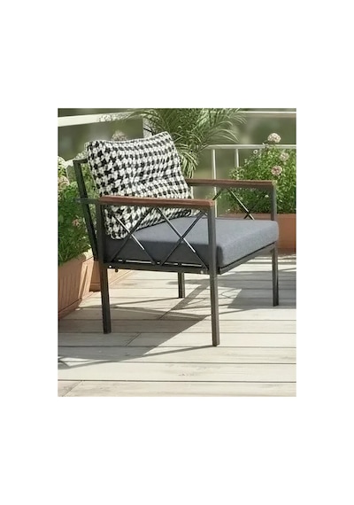 Safir 1'li Kaz Ayağı Kırlent Balkon-bahçe-kafe Çay Seti Koltuk Oturma Takımı-oturma Grubu Mavi Safir 1'li Kaz Ayağı Kırlent Balkon-bahçe-kafe Çay Seti Koltuk Oturma Takımı-oturma Grubu Mavi