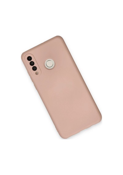 Ilkeshop Newface Huawei P30 Lite Kılıf Nano İçi Kadife Silikon - Pudra