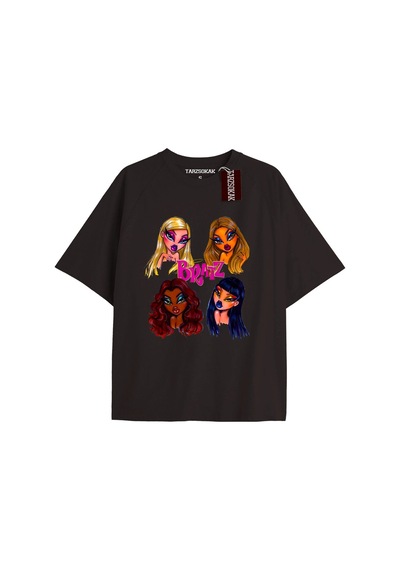 Y2k Bratz Oversize Kod Bratz26 Siyah