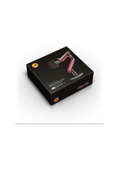 North Bayou Nb F5-gr Gaming Monitör Kolu, 32-60 İnç, 2-20 Kg Taşıma Kapasiteli, Rgb Işıklı, Profesyonel Monitör