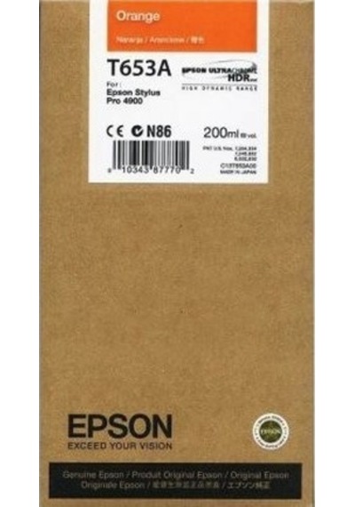 Epson T653A C13T653A00 Turuncu Kartuş
