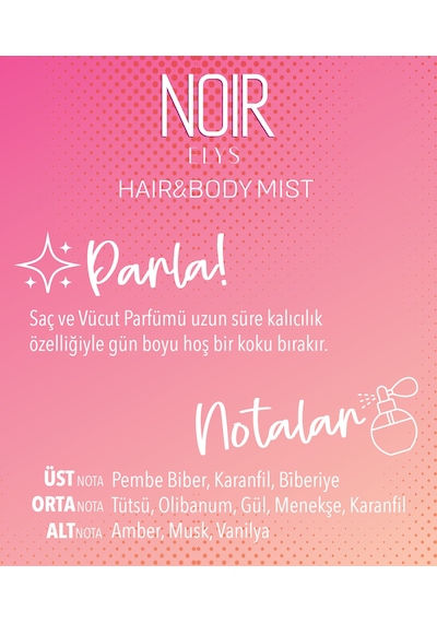 Noir Elys Hair & Body Mist Saç & Vücut Spreyi 100 Ml