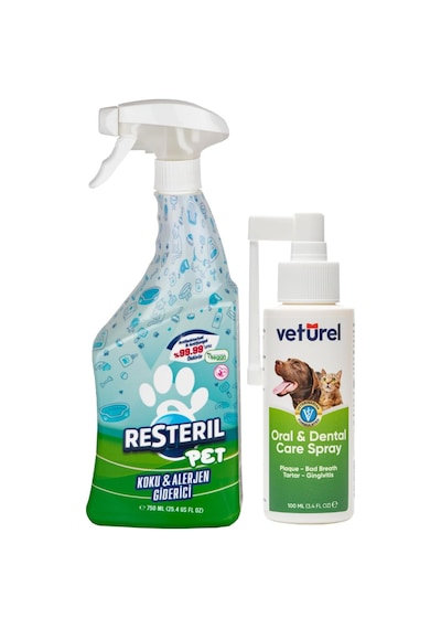 Tr Ayrex Köpek Koku Giderici Köpek Ağız Kokusu Köpek Zindelik Köpek Bakım Pet 750ml - Ağız Diş Bakım Spreyi