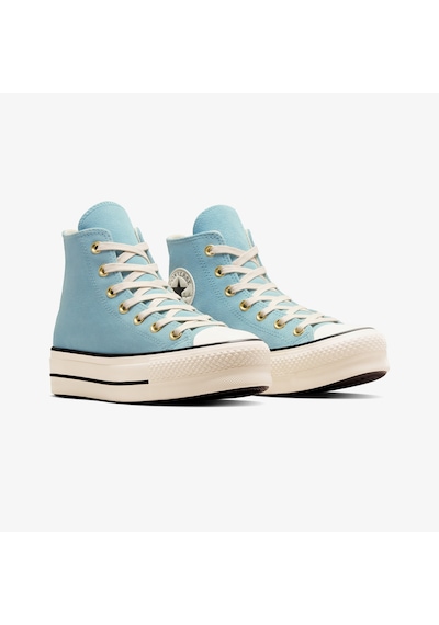 Converse Chuck Taylor All Star Lift Kadın Mavi Süet Platform Sneaker