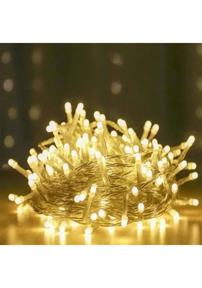 Hubrendy Emin 10m 100 Led Damla Uçlu Gün Işığı Şeffaf Kablo