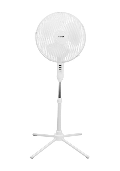 Everest Fan10 Ecowind Beyaz 16" Maks 45w 3 Kademe 1100rpm Metal Yıldız Ayak 3 Bıçaklı Vantilatör/ Pervanesi