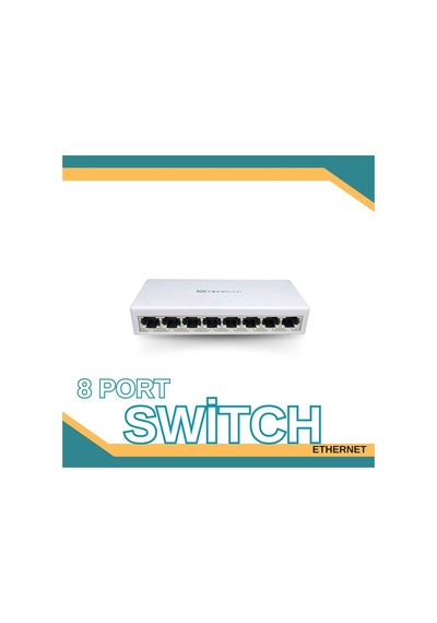 8 Port 10/100 Mbps Swıtch Technozi