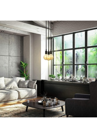 Alita Modern Tasarım Salon - Mutfak - Yatak Odası Renk 3 Lü Avize Ampulsüz Diğer