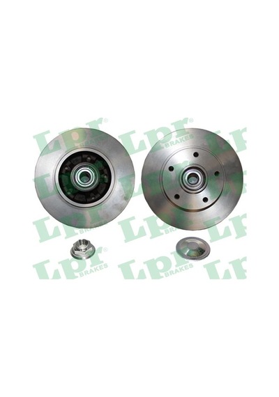 LPR R1078PCA Arka Fren Aynası Rulmanlı Abs li Somunlu Megane IV 1.5DCI 1.6DCI 1.6 16V 1.2 15)