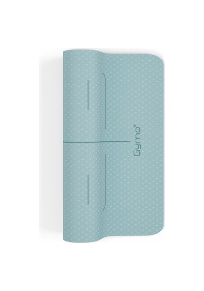 Gymo Pro Series Hizalamalı 6mm Tpe Yoga Matı Pilates Minderi 183x66mm Nane Yeşili Mint