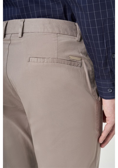 İmza Vizon Yan Cep Slim Fit Casual Pamuklu Chino Pantolon 1003260178
