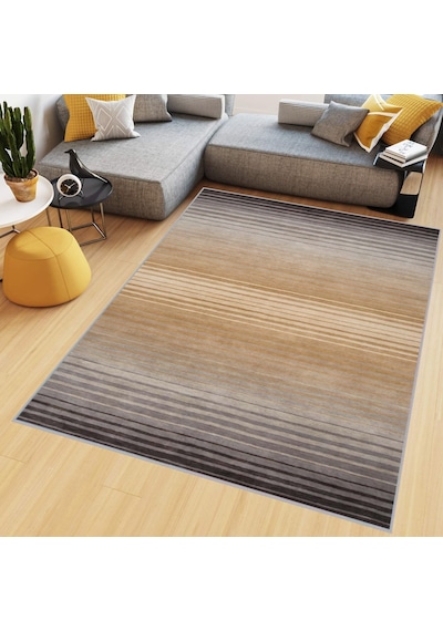 Rovigo Home Dijital Baskı Yıkanabilir Kaymaz Taban Salon Halısı Rvg0497 Sarı