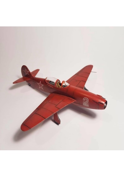 Yakovlev Yak-15 Pm Model Avcı Uçağı Demonte Plastik Maketi