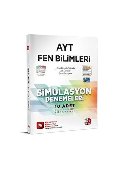 2023 AYT Fen Bilimleri Simülasyon Denemeleri -  3D Yayınları