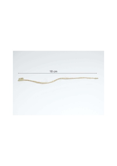 Kraft Kilitli Etiket Bağlama Hasır Ipi -jüt Ip 18 Cm 50 Adet - 694616541